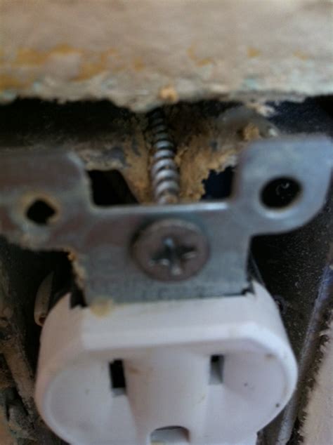 electrical back box repair clip|repair stripped plastic electrical box.